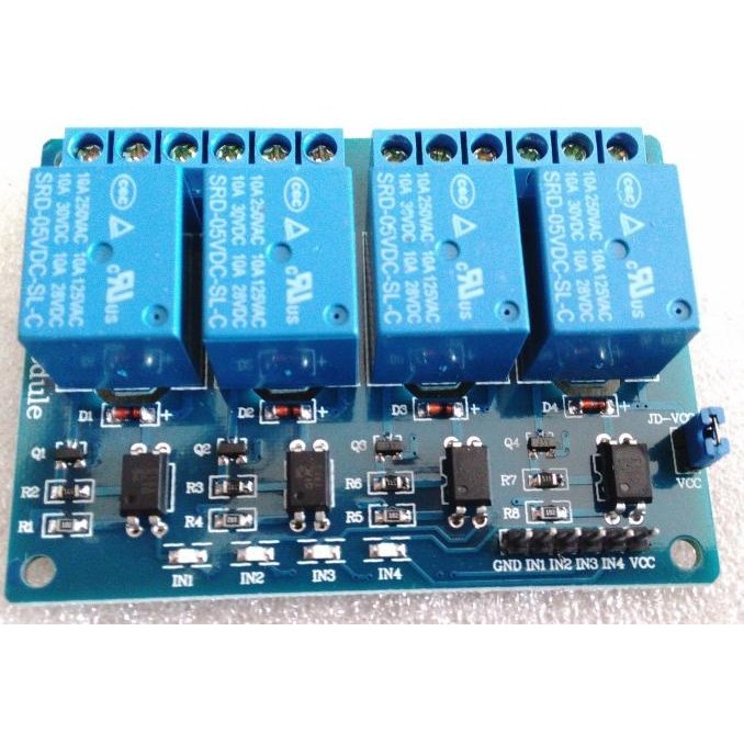 Jual Promo Modul Relay 4 Channel for Arduino, Raspberry Pi, Dll COD ...
