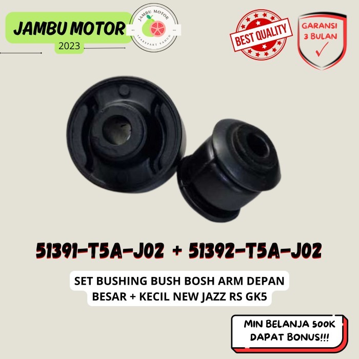 Jual SET BUSHING BUSH BOSH ARM DEPAN BESAR + KECIL NEW JAZZ RS GK5 ...