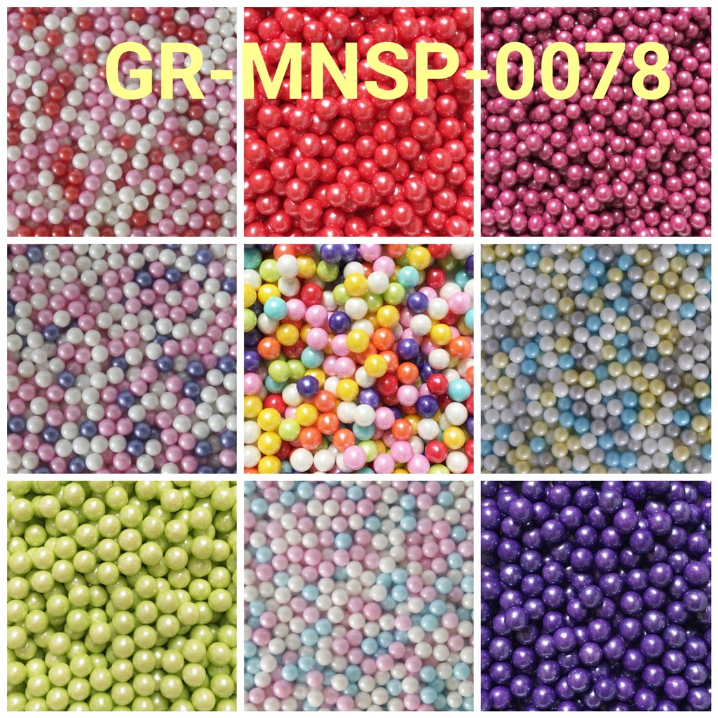 Jual GR-MNSP-0078 Group 1 Sprinkles springkel 10gr mutiara merah putih ...