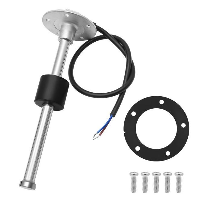 52mm Water Level Meter Tank Indicator With Red Backlight Water Level Gauge 0 -190 Ohm 240-33 Ohm Water Level Sensor For Boat