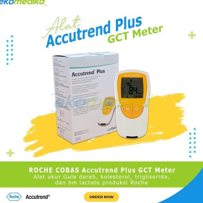 Jual Best Produk Roche Cobas Accutrend Plus Gct Meter (Trigliserid ...