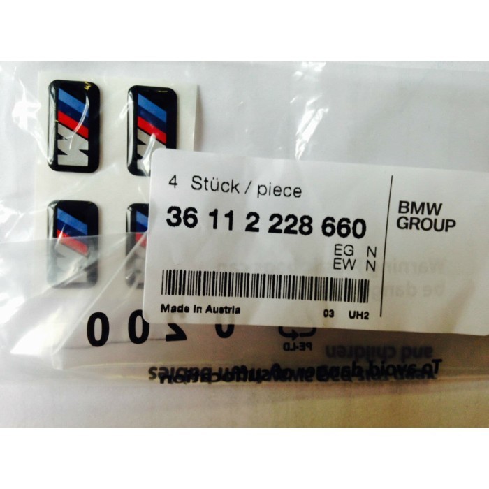 Stemma Originale BMW Serie M - Codice 36112228660 Per Ruote E Auto - Foto 7