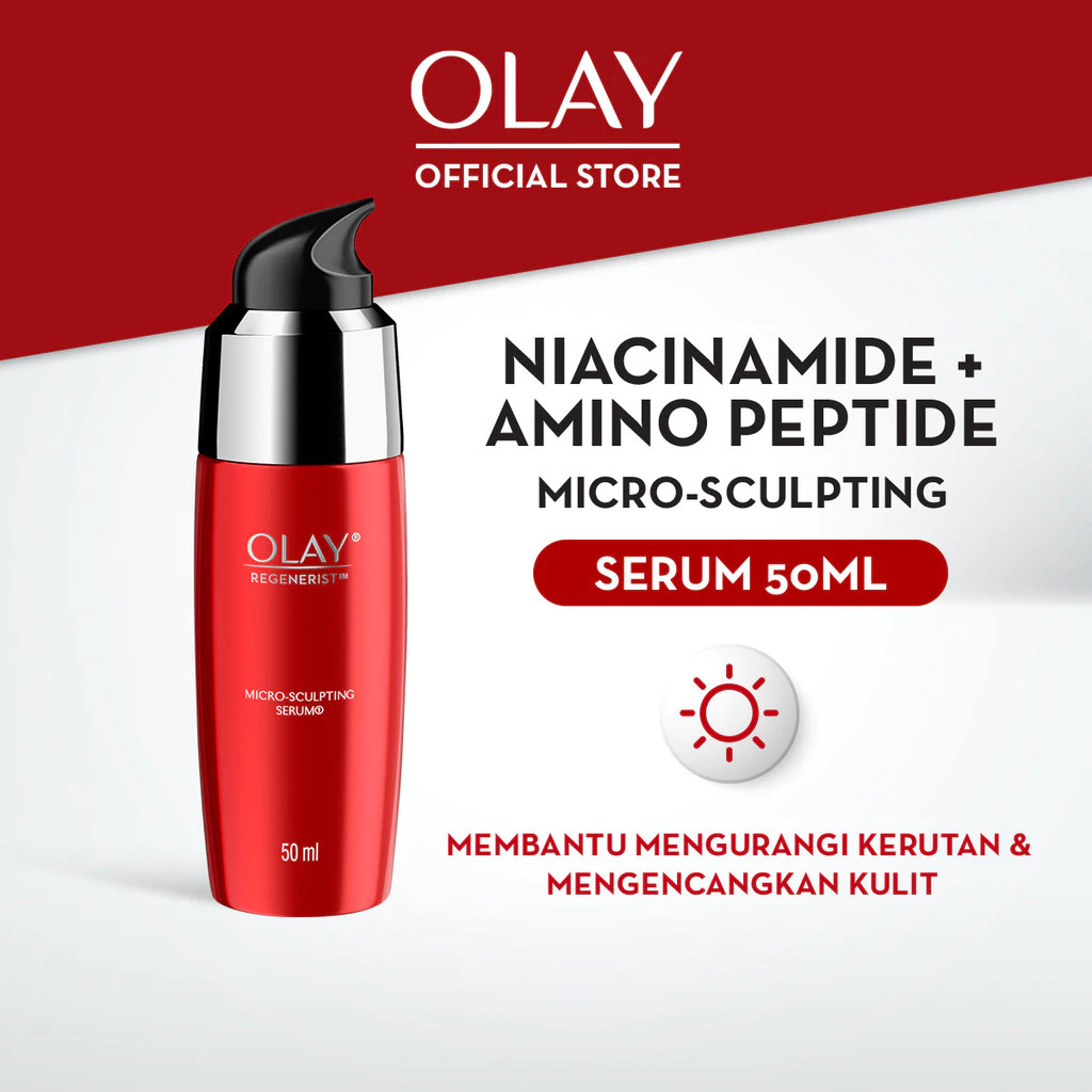 Pratinjau OLAY Advance Anti-Aging Regenerist Micro Sculpting Niacinamide Serum 50 ml