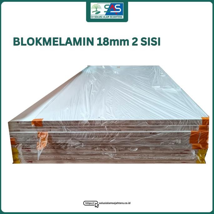 Jual Triplek Block Melamin 18Mm Dua Muka / Blockmin | Shopee Indonesia