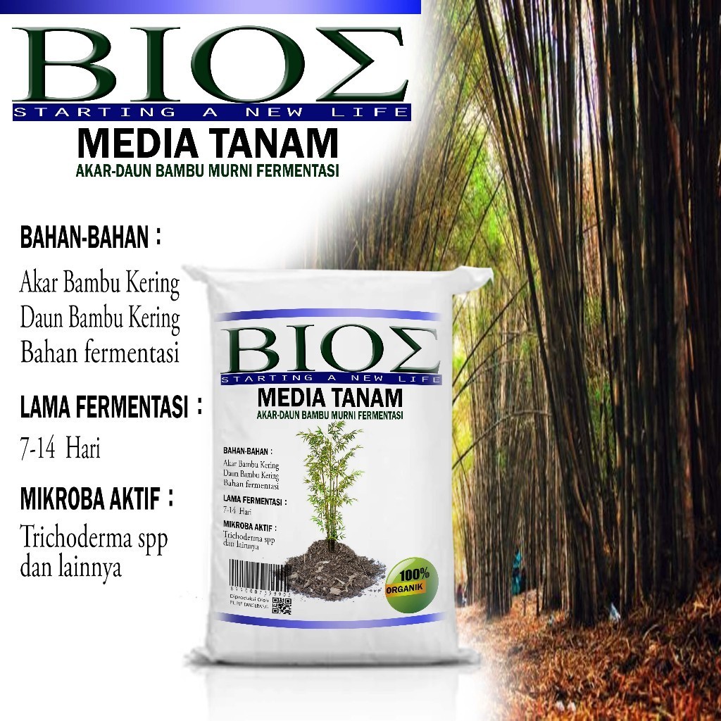 Jual Media tanam humus bambu fermentasi trichoderma sp dan jakaba super ...