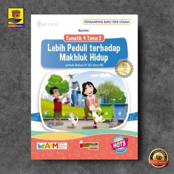 Jual BUKU TEMATIK SD KELAS 4 TEMA 1 2 3 4 5 6 7 8 9 AKM - HOTS PLATINUM ...