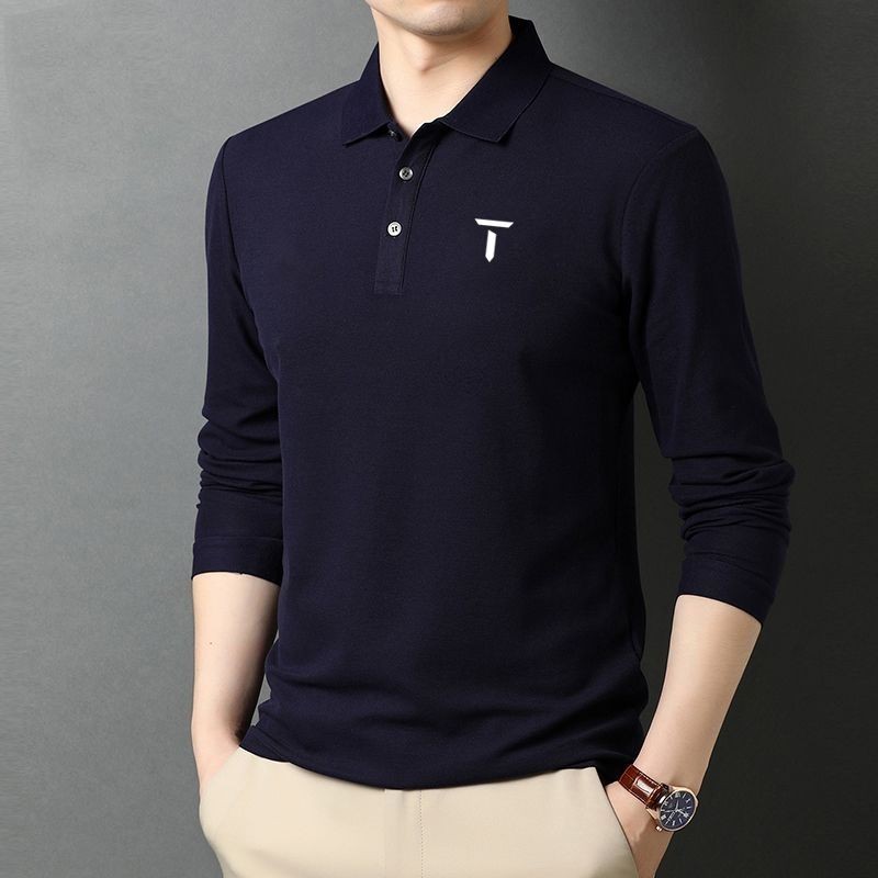 Jual Olahraga Golf Pria, Baju Olahraga Katun Ringan Lengan Panjang