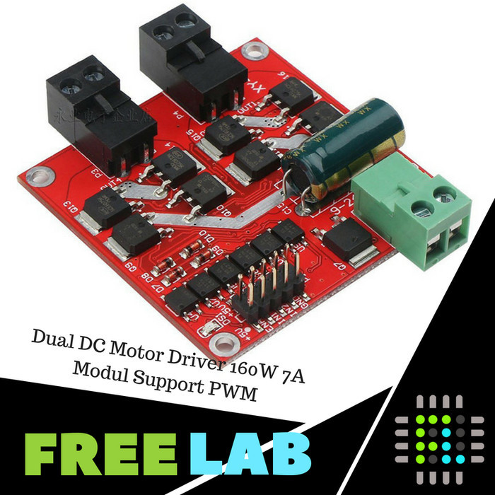 Jual Dual DC Motor Driver 7A 160W Modul XY-160D Support PWM | Shopee ...