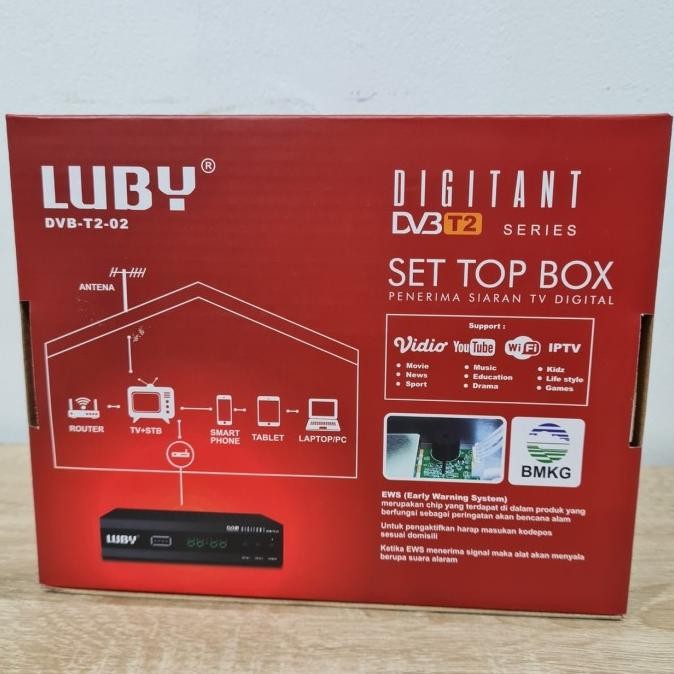 Jual Set Top Box Tv Analog Ke Digital Luby Reciever Dvb T Siaran