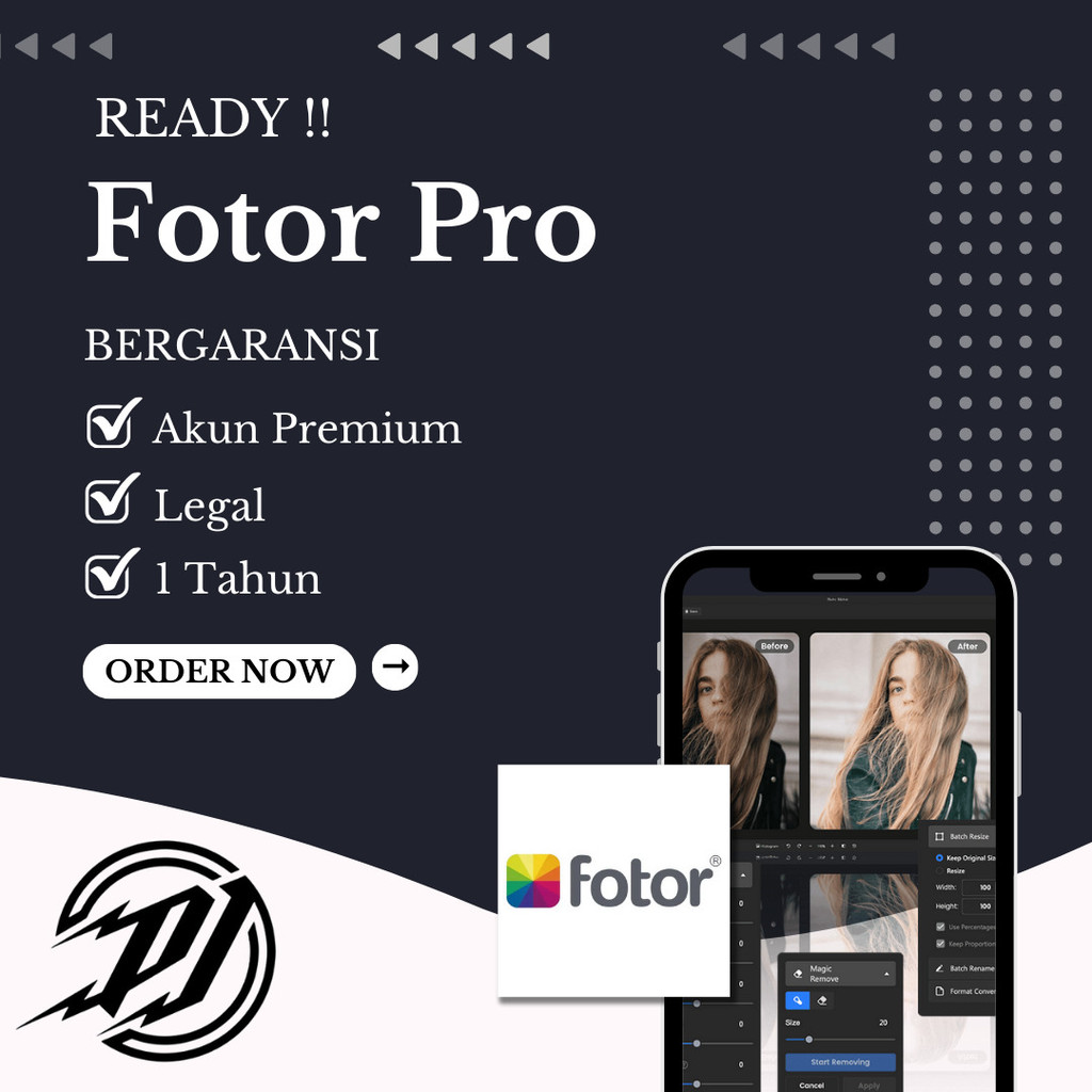 Jual Fotor Pro Premium 1 Tahun Murah Garansi Full (Toko Buka 24 Jam ...