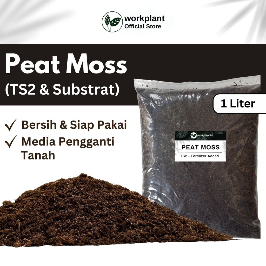 Workplant - Peat Moss TS2 Media Tanam Untuk Semua Jenis Tanaman Hias