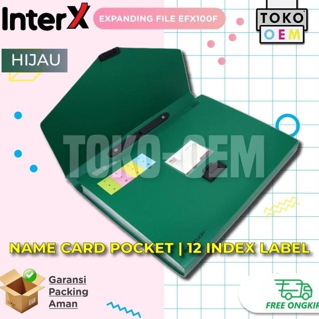 Jual MFD INTERX EXPANDING FILE WITH HANDLE FOLIO TAS DOKUMEN MAP SEKAT ...