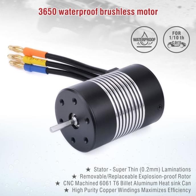 Jual SURPASS ROCKET 3650 4300KV 4 POLE BRUSHLESS SENSORLESS WP MOTOR ...