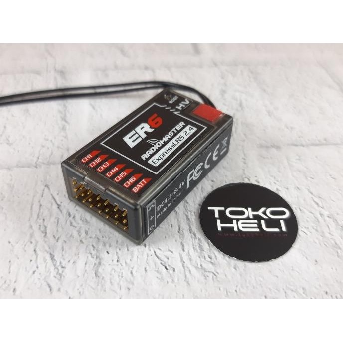 Jual Radiomaster ER6 2.4GHz ELRS PWM Receiver 6CH Telemetry RX | Shopee ...