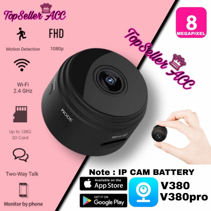 Jual Produk Ready IP CAMERA A9 8MP WIFI KAMERA PENGINTAI MINI HIDDEN ...