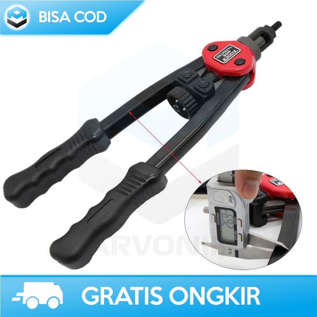 Jual ALAT BAUT PASANG BAJA RINGAN TANG RIVET GUN PERKAKAS HAND RIVET ...