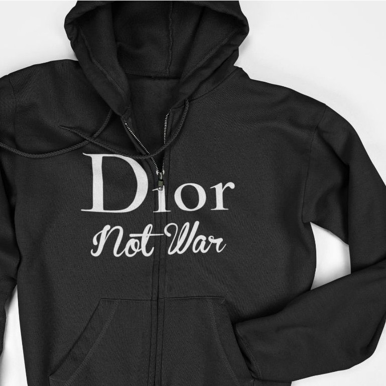 Dior not war hoodie on sale