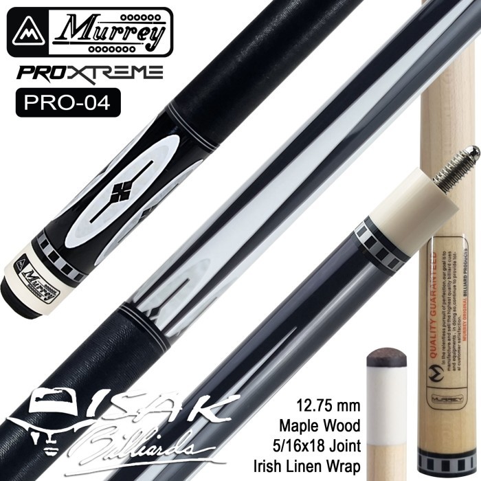 Jual HARGA DISC - Murrey PRO-4 Xtreme - Rubber Grip Billiard Cue Stick ...