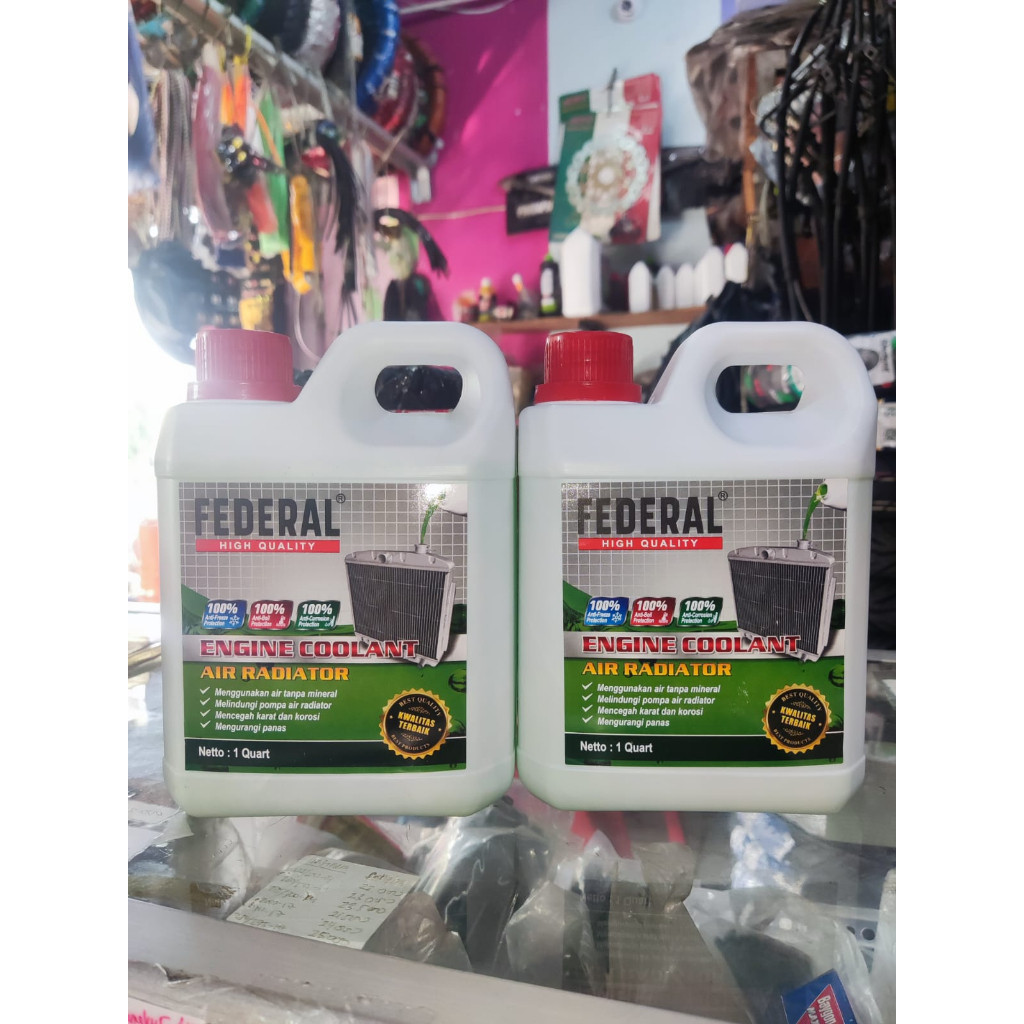Jual Radiator Air Coolant federal 1 liter utk Pendingin Motor dan Mobil ...