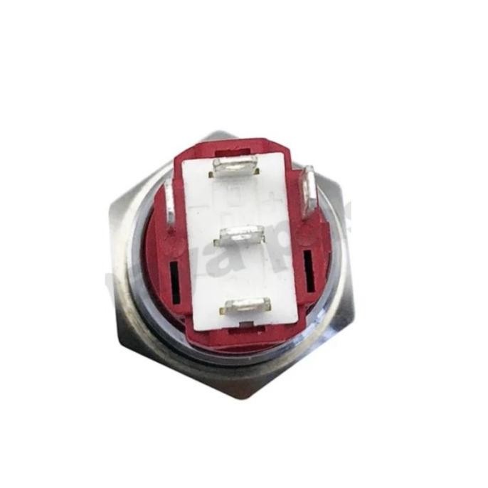 Jual Original SAKLAR LED STAINLESS PUSH BOTTON SWITCH ON/OFF WATERPROOF ...