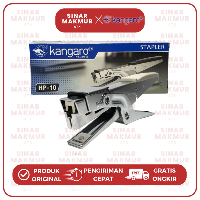 Jual Stapler/Mesin Staples Genggam Besi HP-45 Kangaro (Pcs) | Shopee ...
