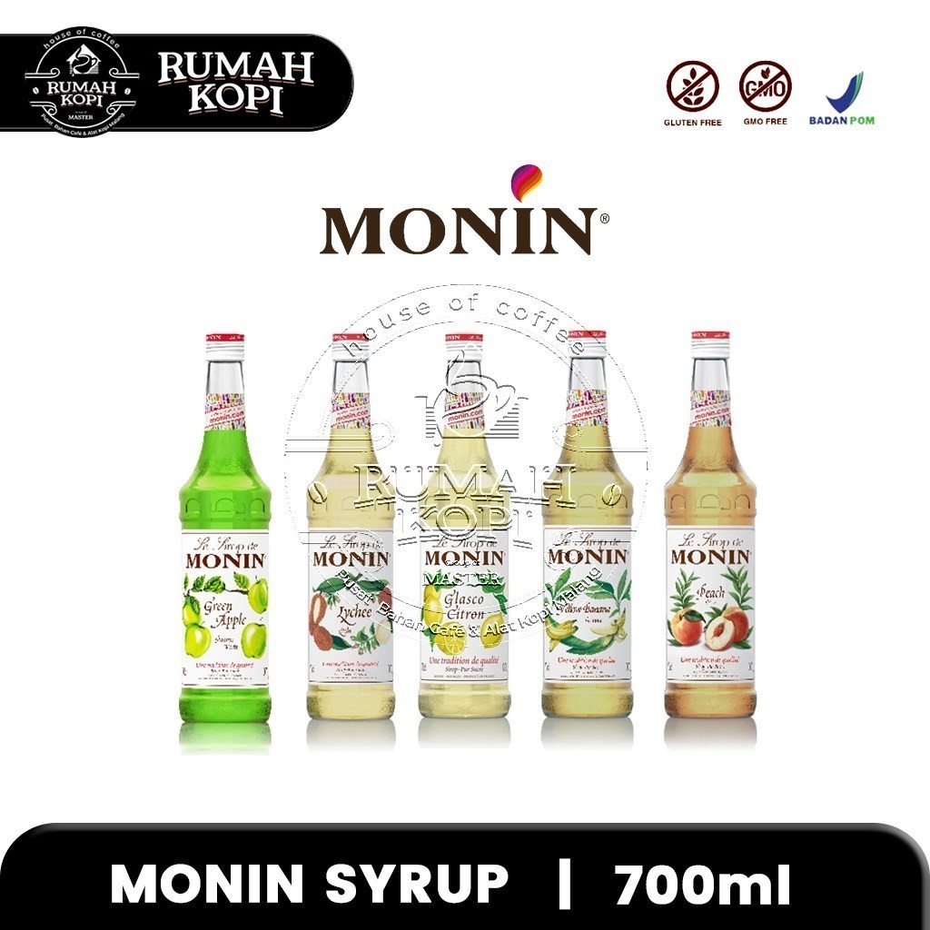 Jual Monin Syrup / Sirup Monin All Varian Botol 700ml | Shopee Indonesia