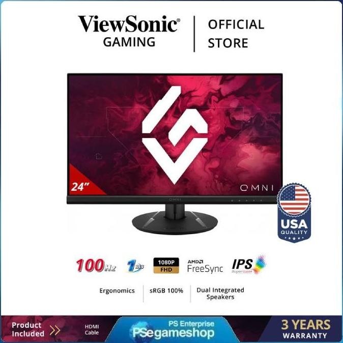 Jual PROMO MONITOR LED GAMING VIEWSONIC VX2416 100HZ 1MS FHD | Shopee ...