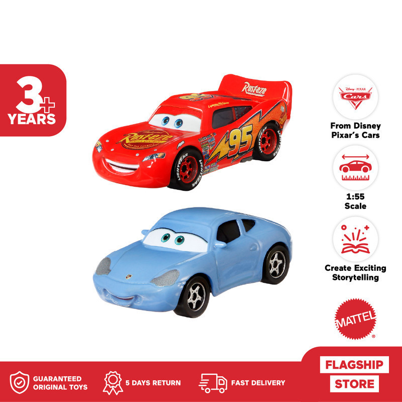 Jual Pixar Cars 2 Pack Lightning McQueen & Sally - Mainan Mobil Balap ...
