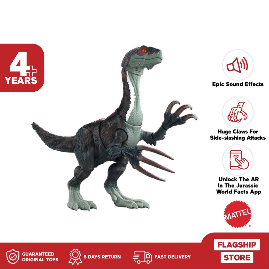 Jual Jurassic World Sound Slashin' Slasher Dino - Mainan Action Figure ...