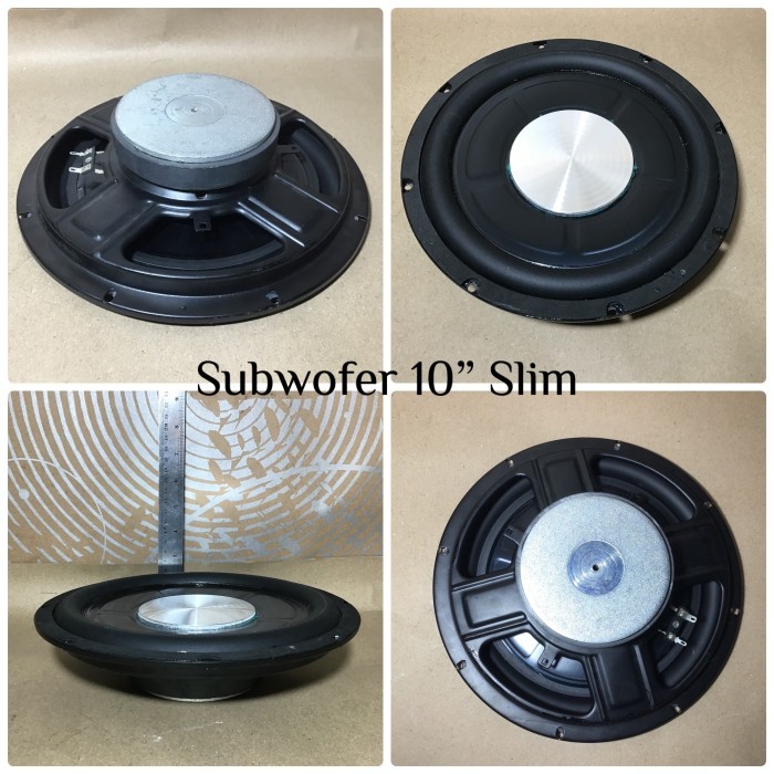 Jual Subwoofer Passive Slim 10 inch Single Coil 1pc | Shopee Indonesia