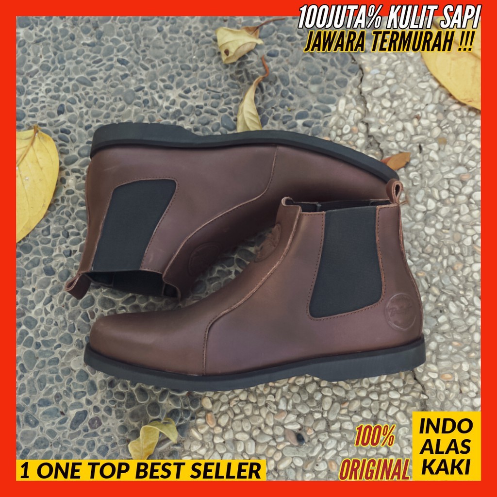 Jual PROMO SEPATU WANITA !!! Sepatu Pria Boots Chelsea Kasual ...