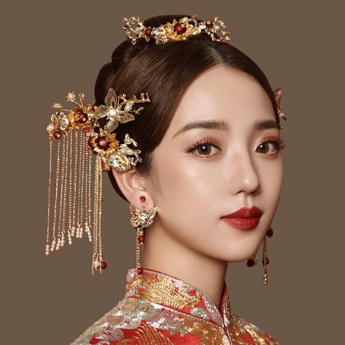 Jual Tusuk Konde Rambut Sangjit Sanggul Aksesoris Hairpiece Sumpit ...