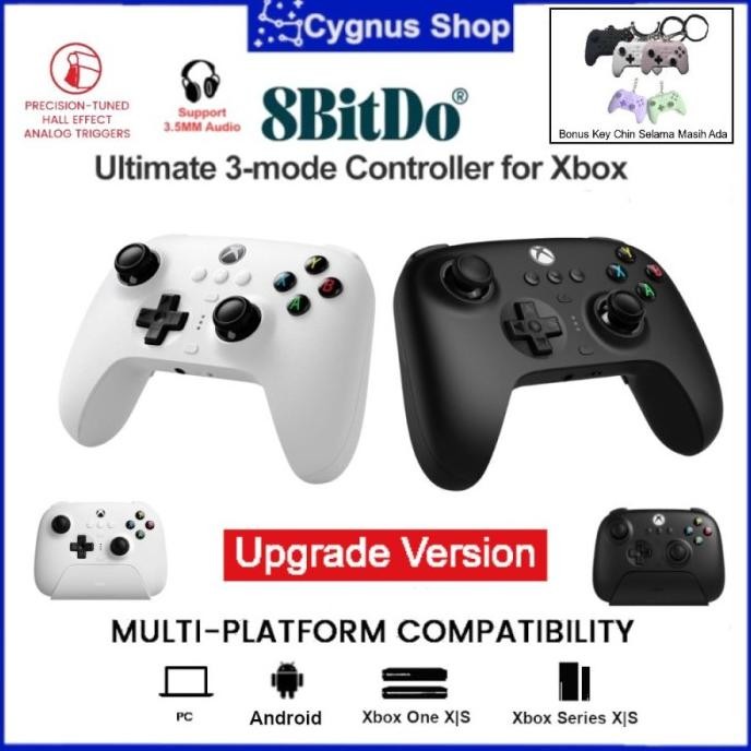 Jual TERBARU - 8Bitdo Ultimate 3-mode Wireless Controller Gamepad Hall ...