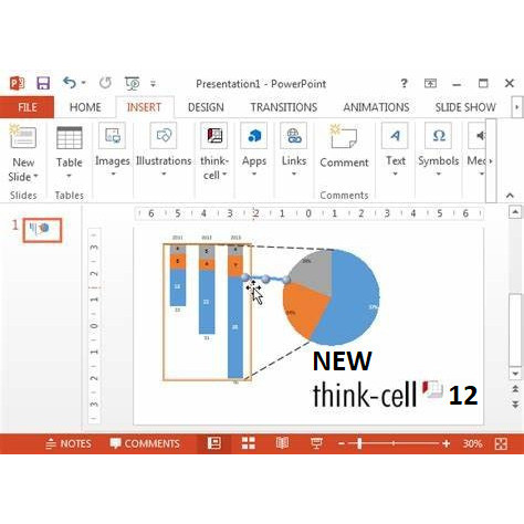 Jual think-cell 13- think cell Unlimited User Lifetime Powerpoint ...