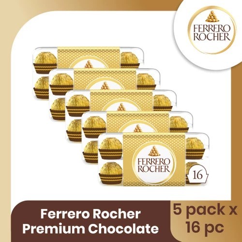 Jual T16 5 Bo Ferrero Rocher Ii 16 Pc Coelat Hazelnut | Shopee Indonesia