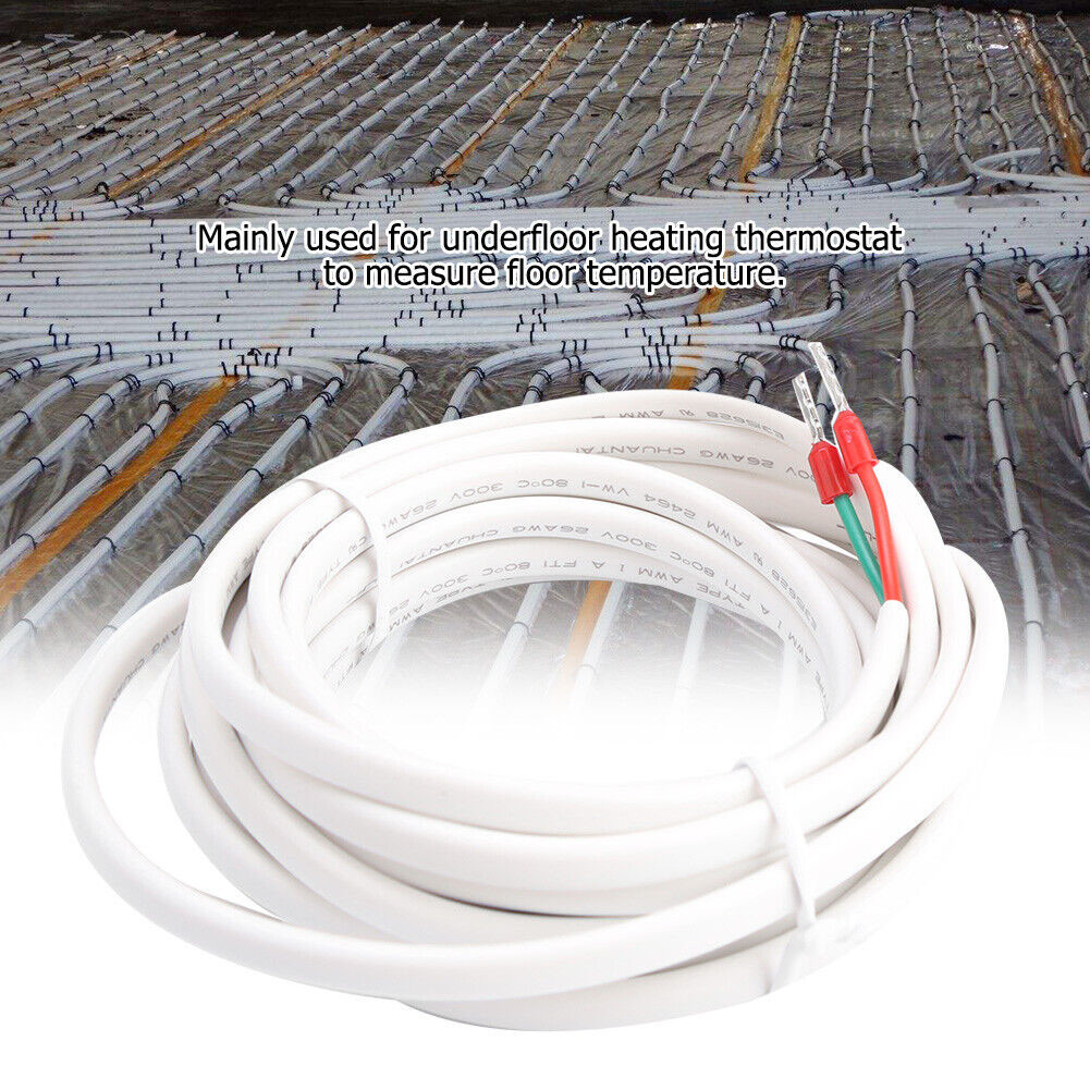 Jual Thermostat Wires 300CM Underfloor Heating Thermostat Sensor ...