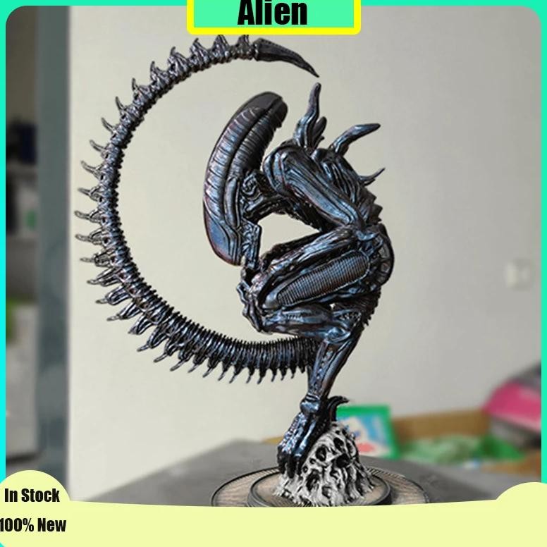 Jual In Stock Alien Romulus Figure 2024 Xenomorph Movie Toys 3D Custom ...