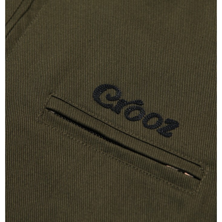 Jual CROOZ DAKOTA WORK JACKET HEAVYWEIGHT 11 OZ OLIVE | Shopee Indonesia