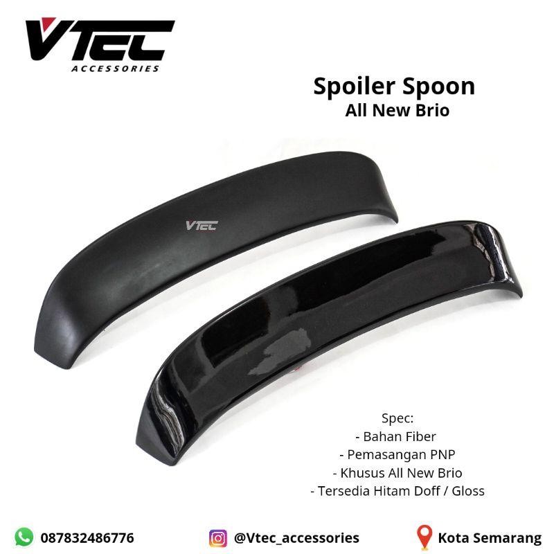 Jual Spoiler Spoon All New Brio Bahan Duraflex Made In Grt Indonesia ...