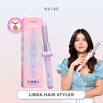 NVMEE Catokan Keriting Keramik Otomatis Libra Hair Styler New Desain Elegant TnT Beauty Shop