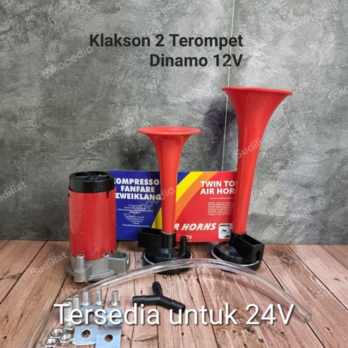 Jual KLAKSON 2 TEROMPET DINAMO 12V | Shopee Indonesia