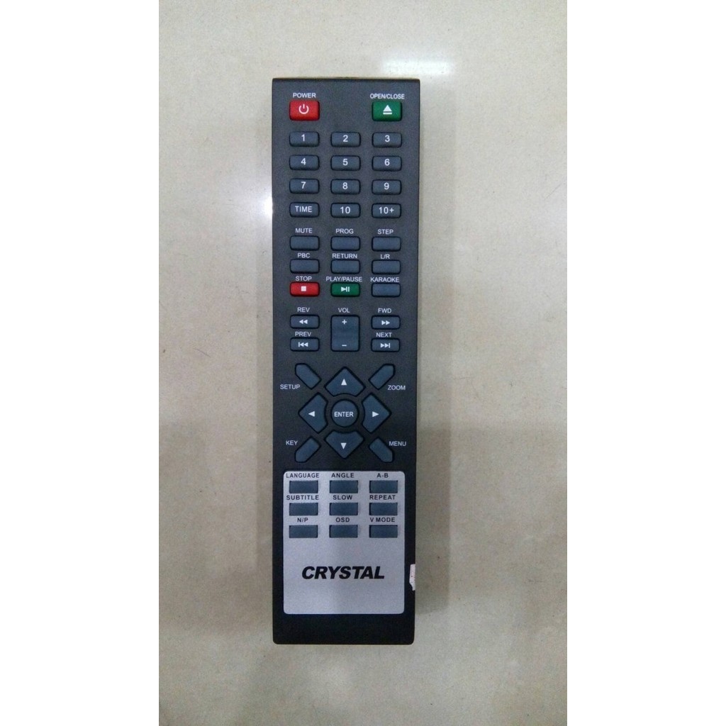 Jual REMOT/REMOTE DVD CRYSTAL (HITAM) | Shopee Indonesia