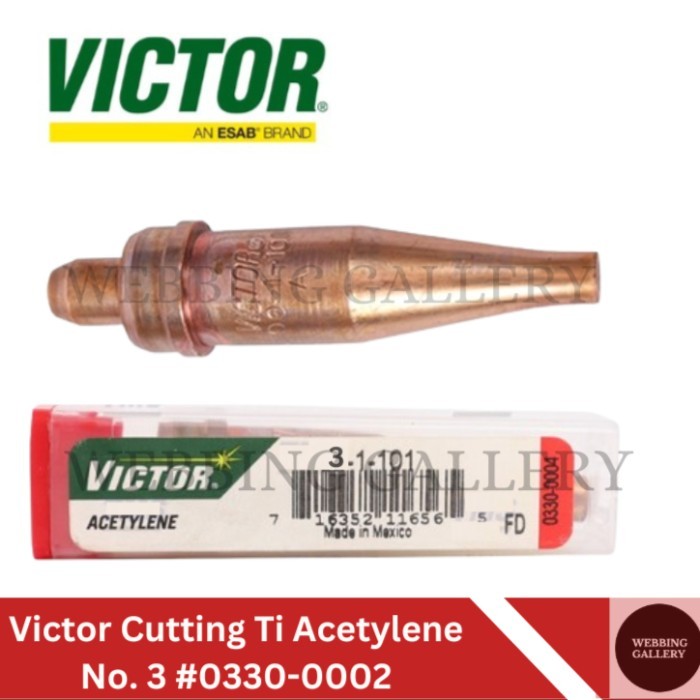 Buses De Coupage Acétylène #1 - Compatibles Victor 3-101 - Lot De 2 - Neuf - Star Tech Weld