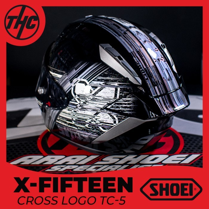 SHOEI X-fifteen CROSS LOGO Lサイズ ☆ SHOEI X-Fifteen CROSS LOGO