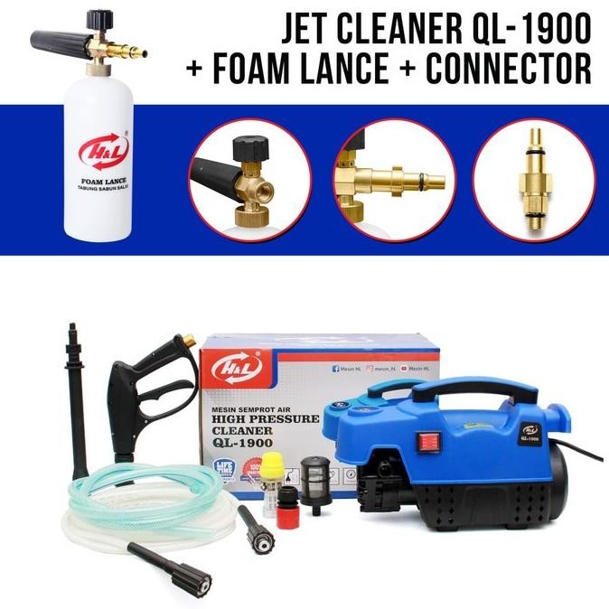 Jual Paket Jet Cleaner H&L QL-1900 + Foam Lance | Shopee Indonesia
