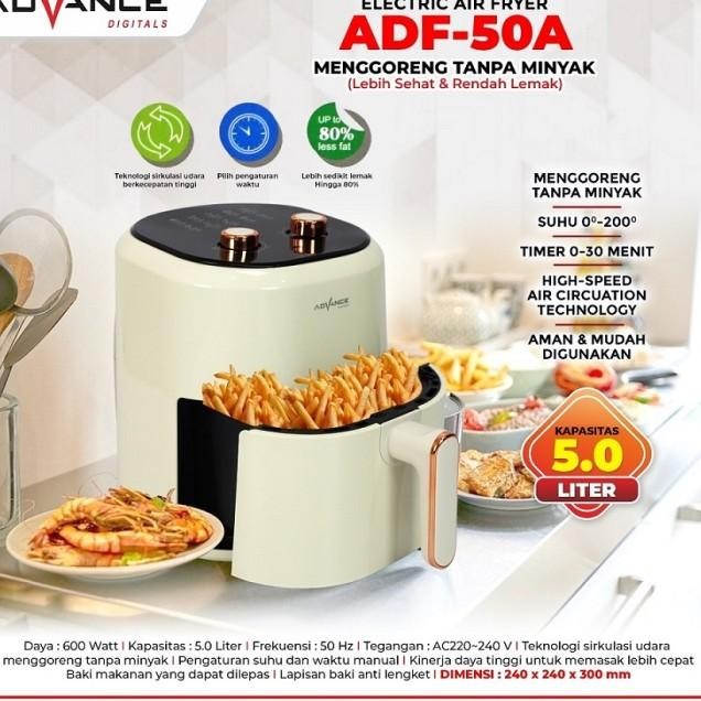 Jual Air Fryer Adf50A / Adf-50A 600 Watt Hemat Listrik Low Watt
