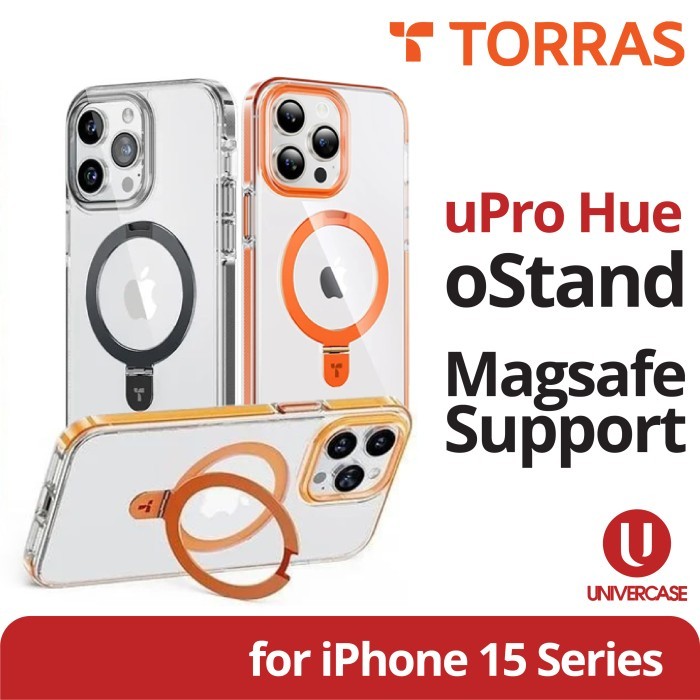 Jual Case iPhone 15 Pro Max Plus Torras Hue O-Stand Magsafe Casing ...