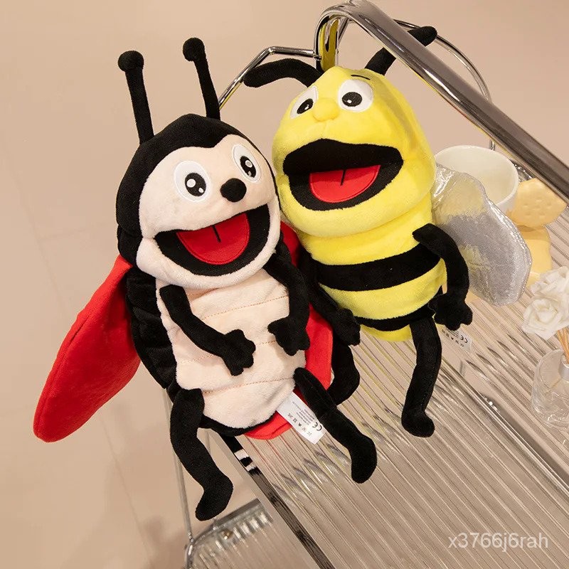 Jual Creative Insects Series Hand Puppets Plush Toy Soft Stuffed ...