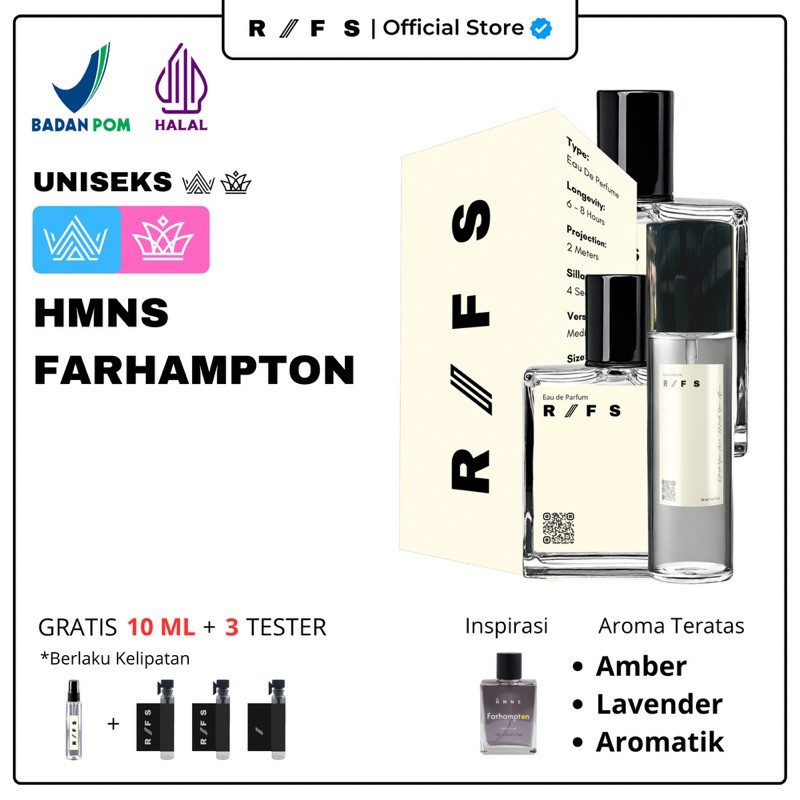 Jual RIFS - HMNS Farhampton EDP Extrait de Parfum Dupe | Shopee Indonesia