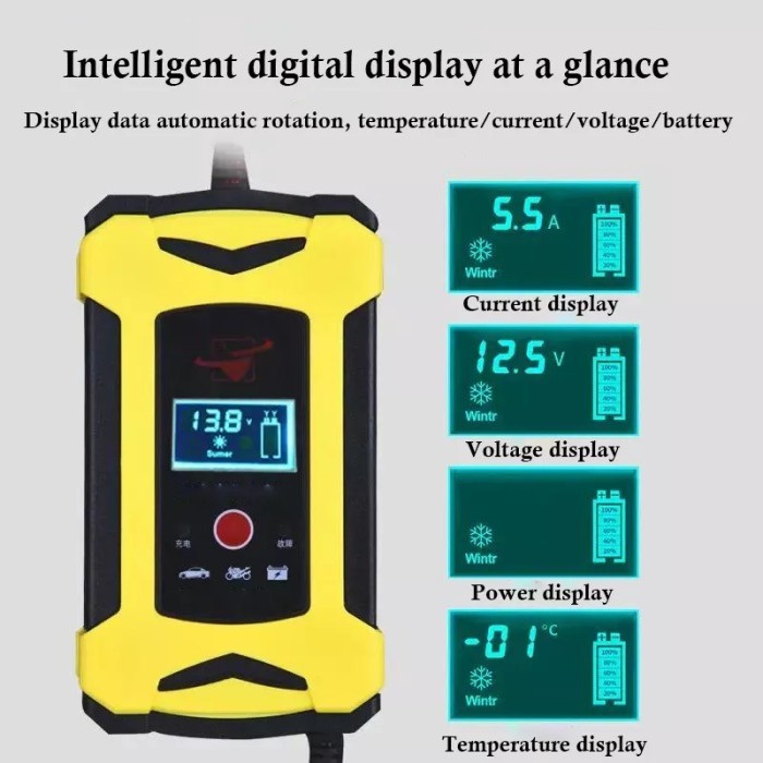 Jual TERBARU Cas Aki Charger Accu Motor Mobil Repair Battery Automatic